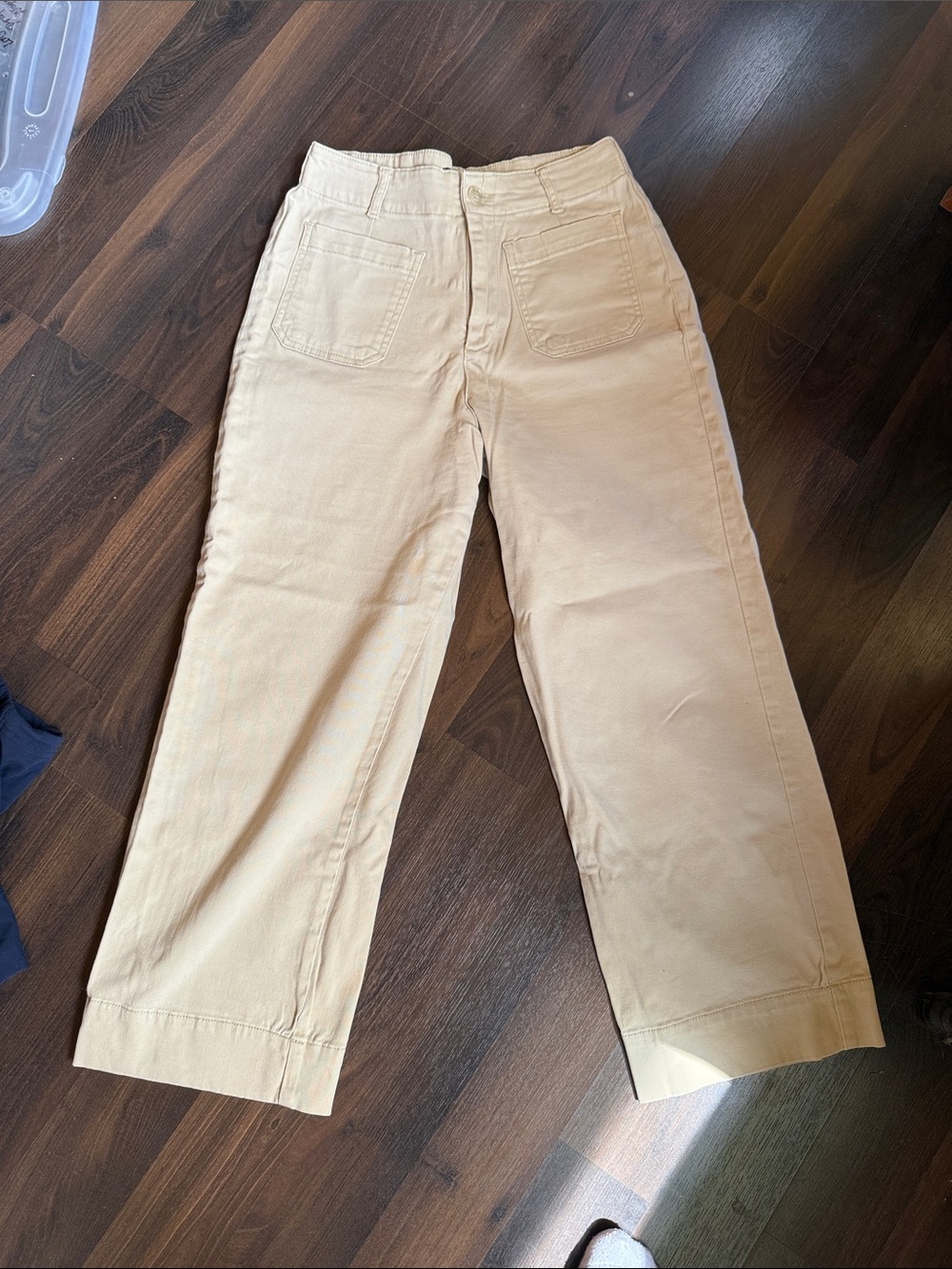 bagatelle Neutral Tan Label Detail Pant